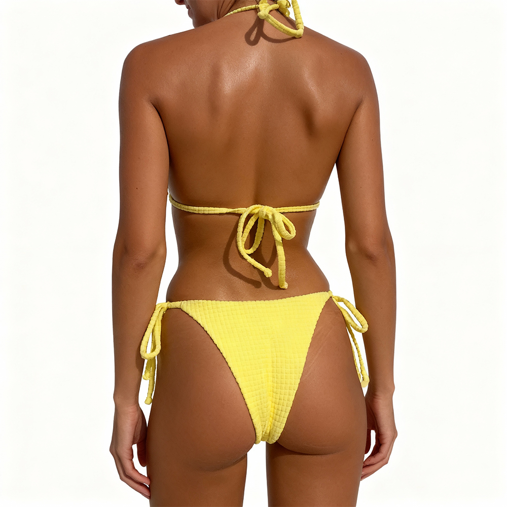 Nodo Bikini Bottom Side-Tie in Citrino