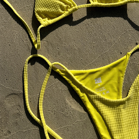 Nodo Bikini Bottom Side-Tie in Citrino