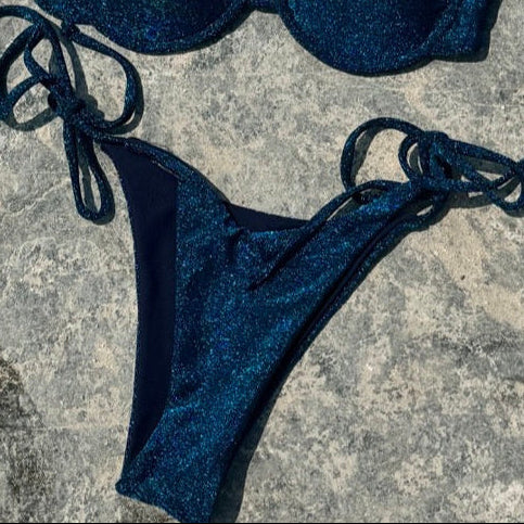 Nodo Bikini Bottom Side-Tie in Notturno