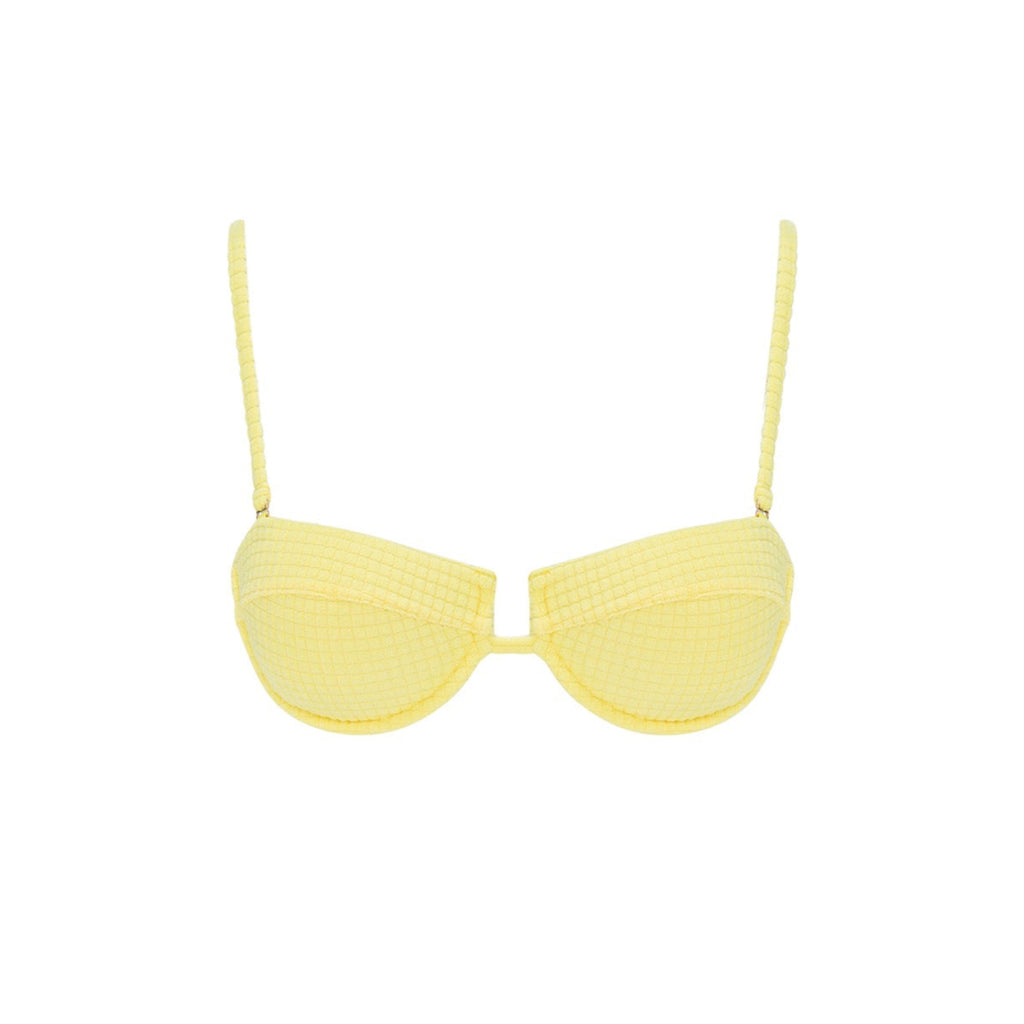 Luce Balconette Bikini Top in Citrino