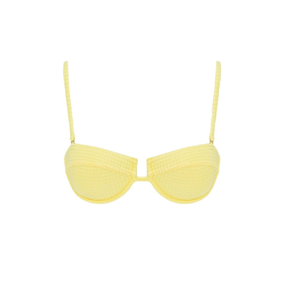 Luce Balconette Bikini Top in Citrino
