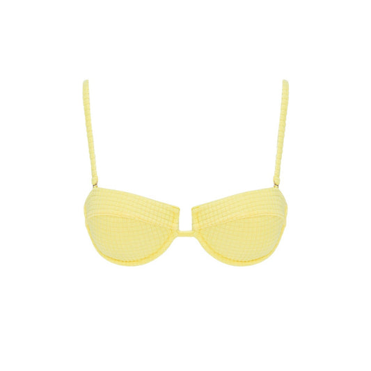 Luce Balconette Bikini Top in Citrino