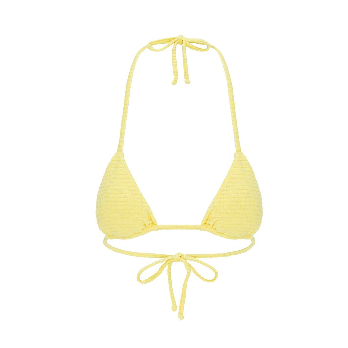 Nodo Triangle Bikini Top in Citrino