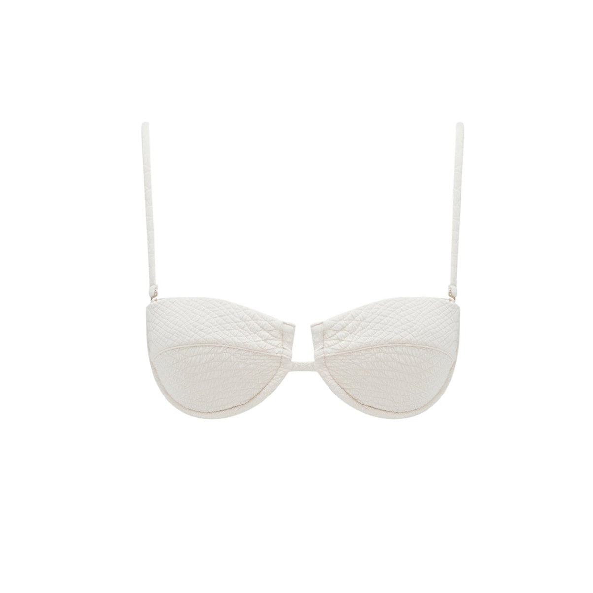 Luce Balconette Bikini Top in Ivory