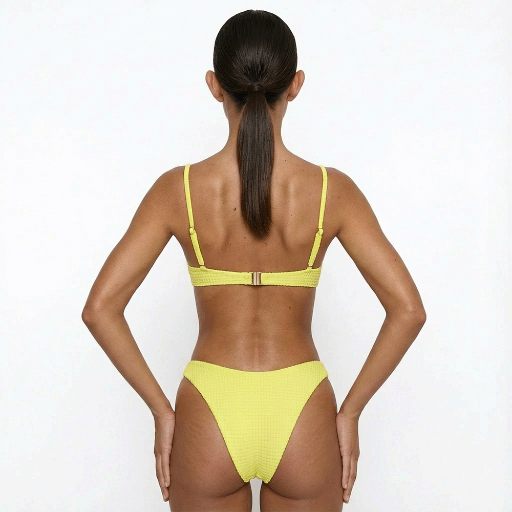 Luce V Bikini Bottom in Citrino